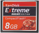 Extreme CompacFlash de SanDisk